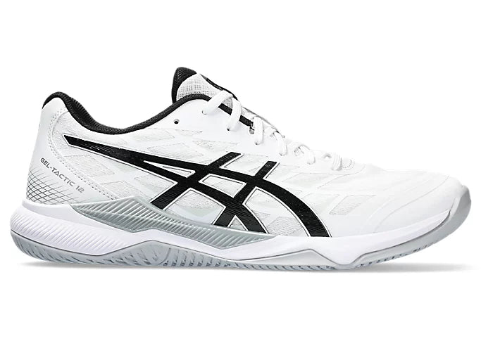 Asics Gel-Tactic 12 Men's Court Shoe White/Black 1071A090-100 Men's Court Shoes Asics