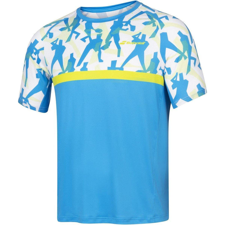 Babolat Compete Men's Crew Neck T-Shirt T-shirts Babolat S Blue