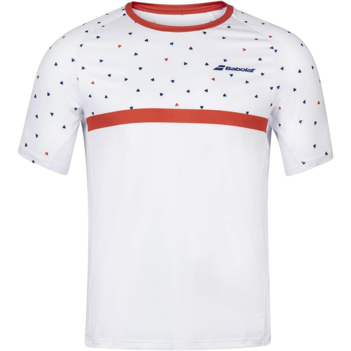 Babolat Compete Men's Crew Neck T-Shirt T-shirts Babolat S White
