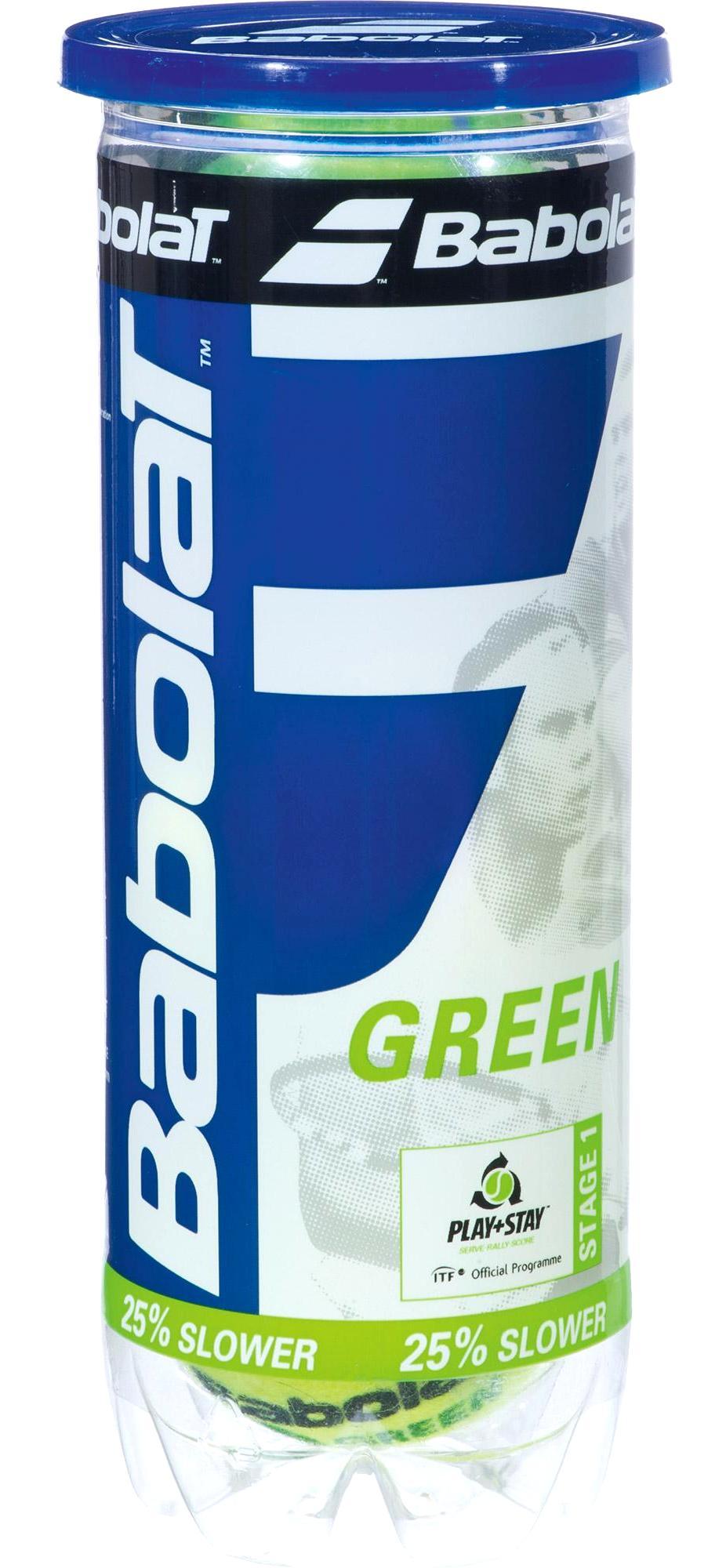 Babolat Junior Green Tennis Balls 3 Ball Can (Stage 1) Tennis balls Babolat