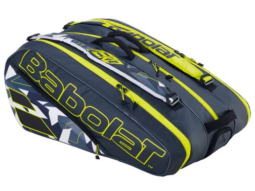 Babolat Racquet Bag RH X12 2023 PURE AERO Black/Lime Bags Babolat