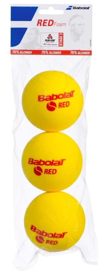 Babolat Red Foam Tennis Balls 3 Pack Sports Virtuoso