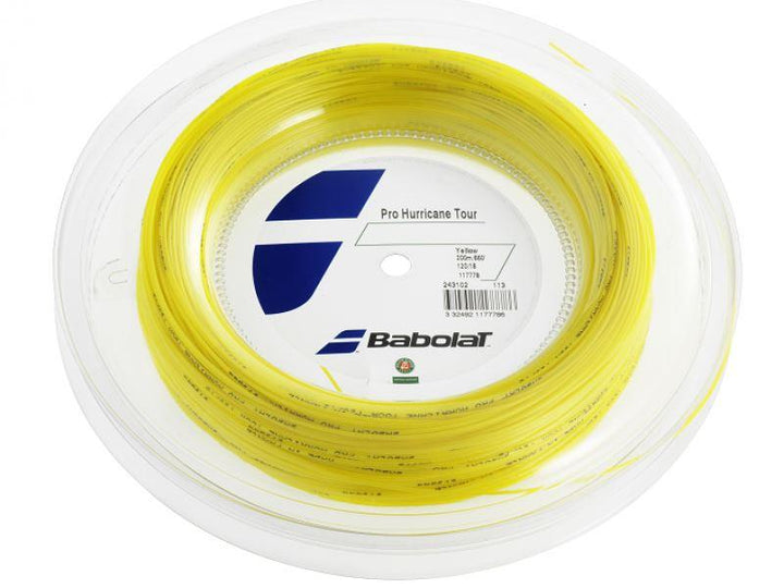 Babolat RPM Hurricane 17g Yellow Tennis 200M/660 Feet String Reel Tennis Strings Babolat