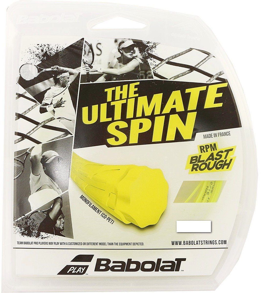 Babolat RPM Rough 16g Tennis 12M String Set Tennis Strings Babolat Yellow