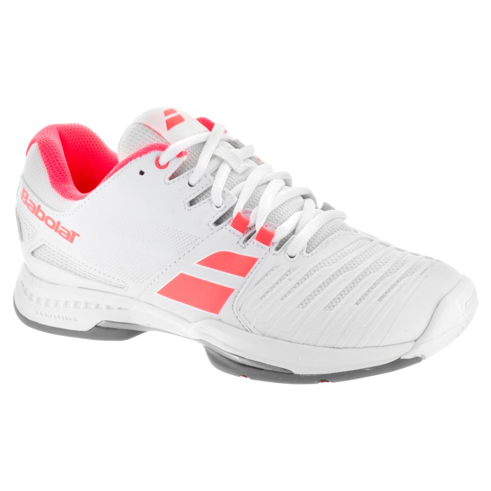 Babolat SFX2 All Court Women's White-Pink Hybrid Tennis Shoe Women's Tennis Shoes Babolat