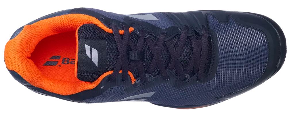 Babolat SFX3 All Court Men's Black/Orange Hybrid Tennis Shoe Men's Tennis Shoes Babolat