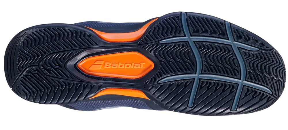 Babolat SFX3 All Court Men's Black/Orange Hybrid Tennis Shoe Men's Tennis Shoes Babolat