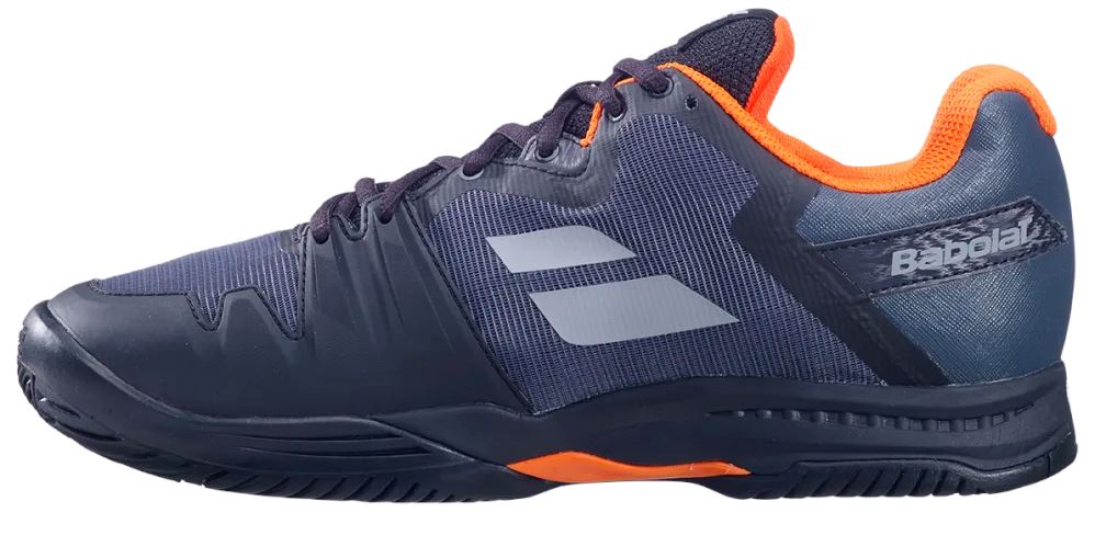 Babolat SFX3 All Court Men's Black/Orange Hybrid Tennis Shoe Men's Tennis Shoes Babolat