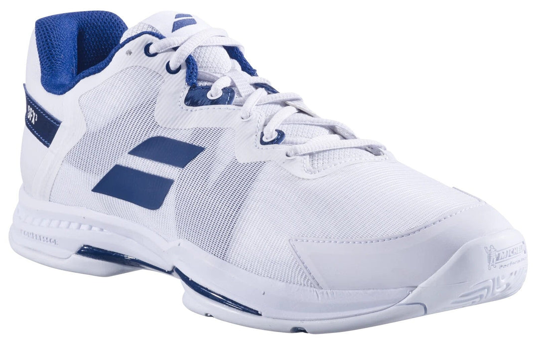 Babolat SFX3 All Court Men's White/Navy Tennis Shoe Men's Tennis Shoes Babolat