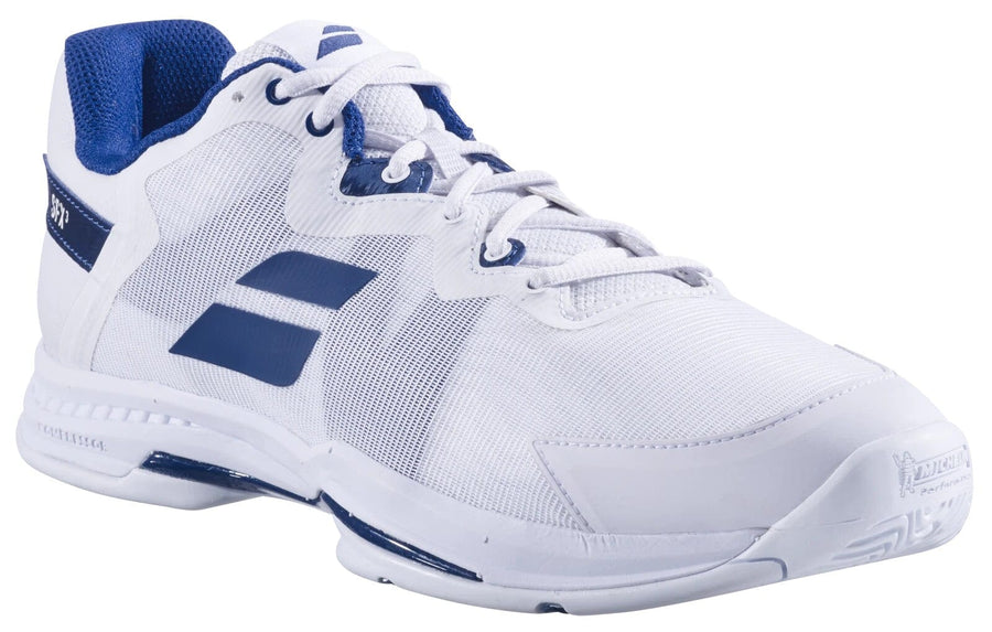 Babolat SFX3 All Court Men's White/Navy Tennis Shoe Men's Tennis Shoes Babolat