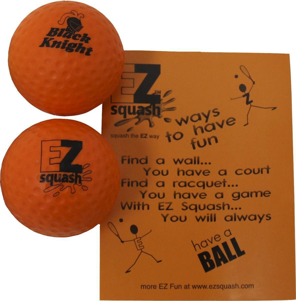 Black Knight EZ Squash 3-Ball Pack Squash Balls Black knight