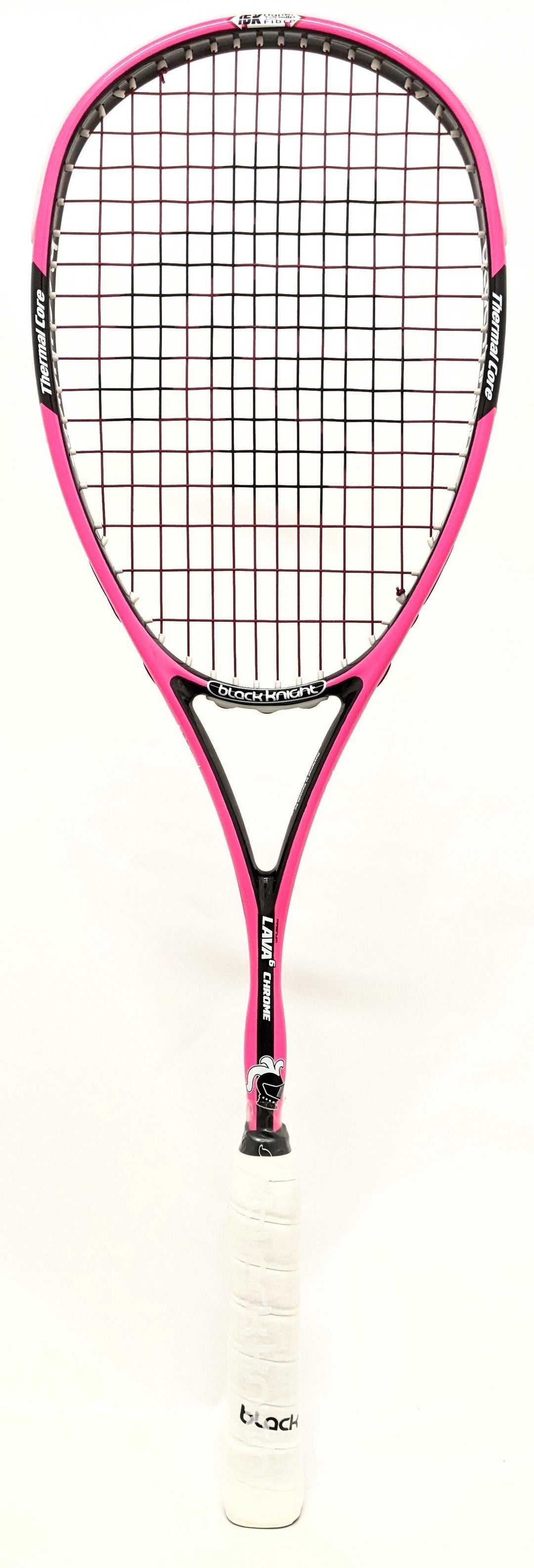 Black Knight Lava 6 Chrome Pink Squash Racquet Squash Racquets Black Knight