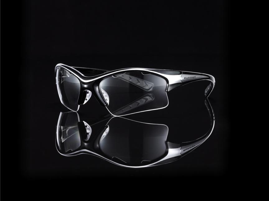 Black Knight Stiletto Regular Size Eyeguards AC-620 Eyeguards Black knight Black/Silver 