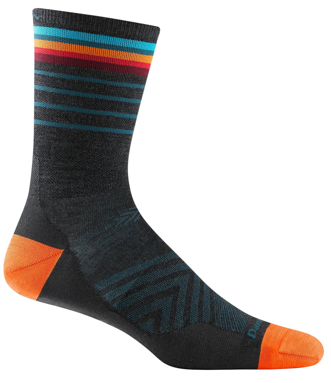 Darn Tough Micro Crew Sock Ultra-Lightweight no cushion RUN 1036 Socks Darn Tough Medium (men 8-10) Charcoal