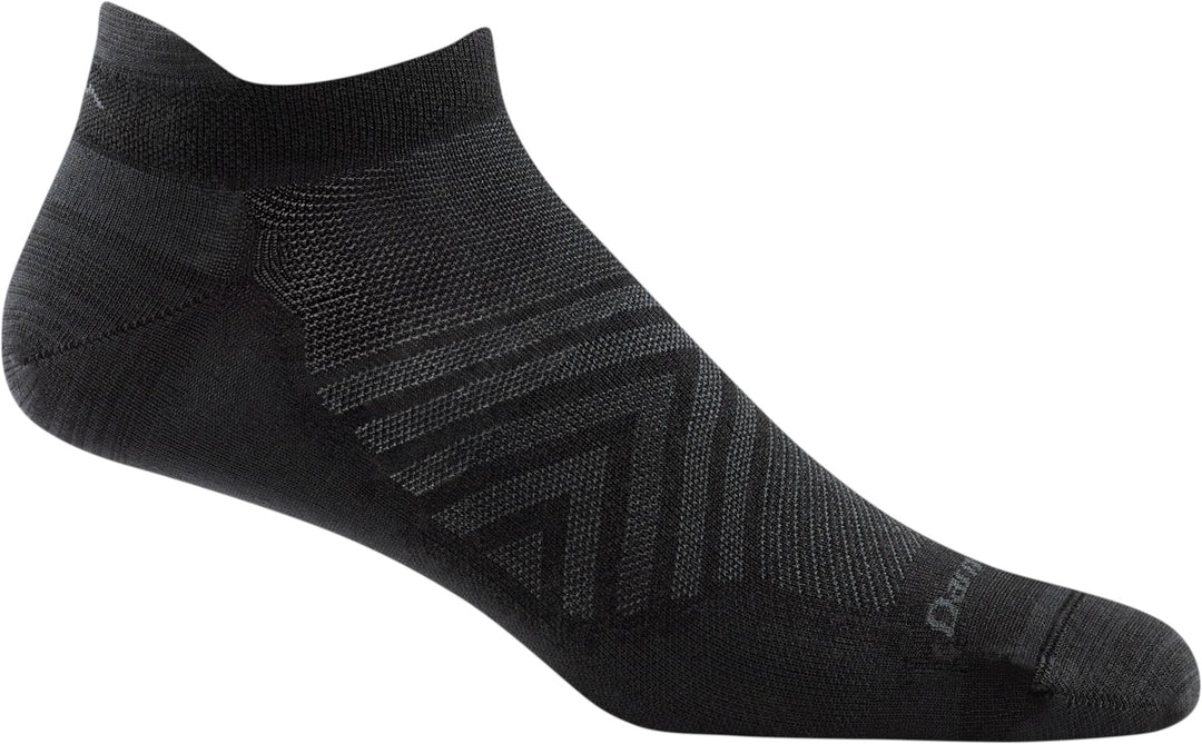 Darn Tough No Show Tab Sock Ultra-Lightweight with Cushion RUN 1039 Socks Darn Tough Medium (men 8-10) Black