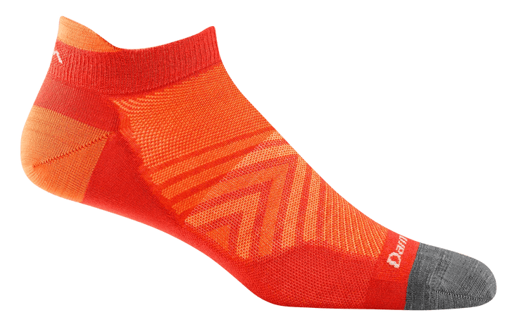 Darn Tough RUN No Show Tab Sock Ultra-Lightweight no cushion 1033 Socks Darn Tough Medium (8-10 men) Lava
