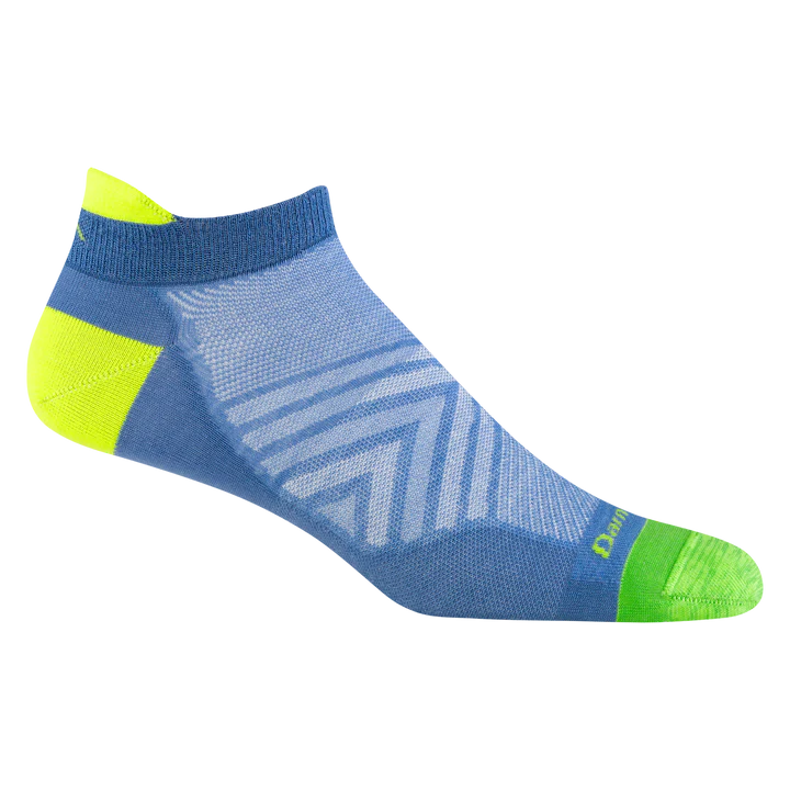 Darn Tough RUN No Show Tab Sock Ultra-Lightweight no cushion 1033 Socks Darn Tough Medium (8-10 men) Surf