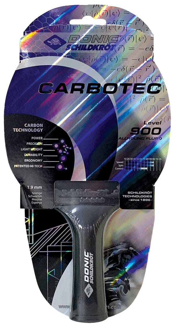 Donic Schildkrot Carbotec 900 FL Table Tennis Paddle Ping-Pong-Racquets Donic