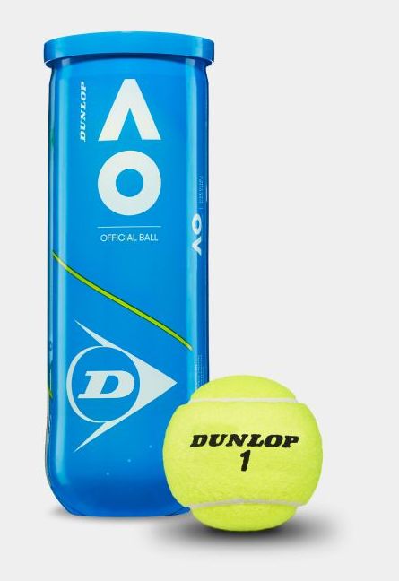 Dunlop Australian Open All Court Tennis Balls 3 Ball Can Tennis balls Dunlop