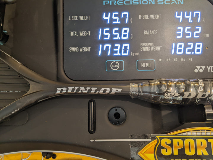 Dunlop Sonic Core Revelation 125 Black Squash Racquet Squash Racquets Dunlop