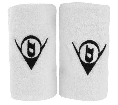 Dunlop Wristband with logo white (packet of 2) Wristbands, Headbands Dunlop