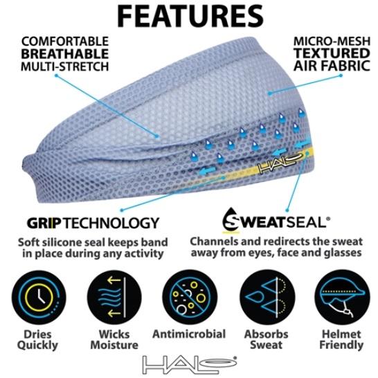 Halo AIR Bandit pullover Wristbands, Headbands Halo