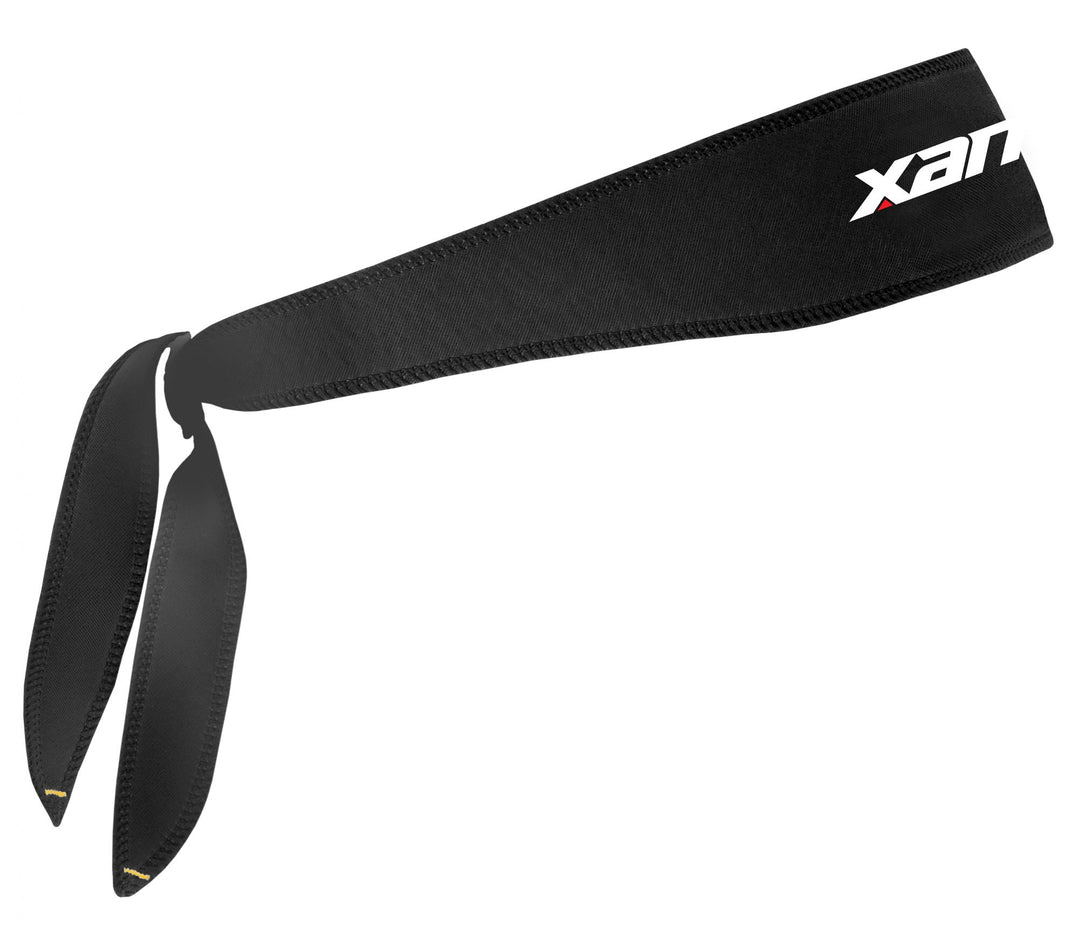 Halo I Headband Tie version Wristbands, Headbands Halo Black - Xamsa Logo
