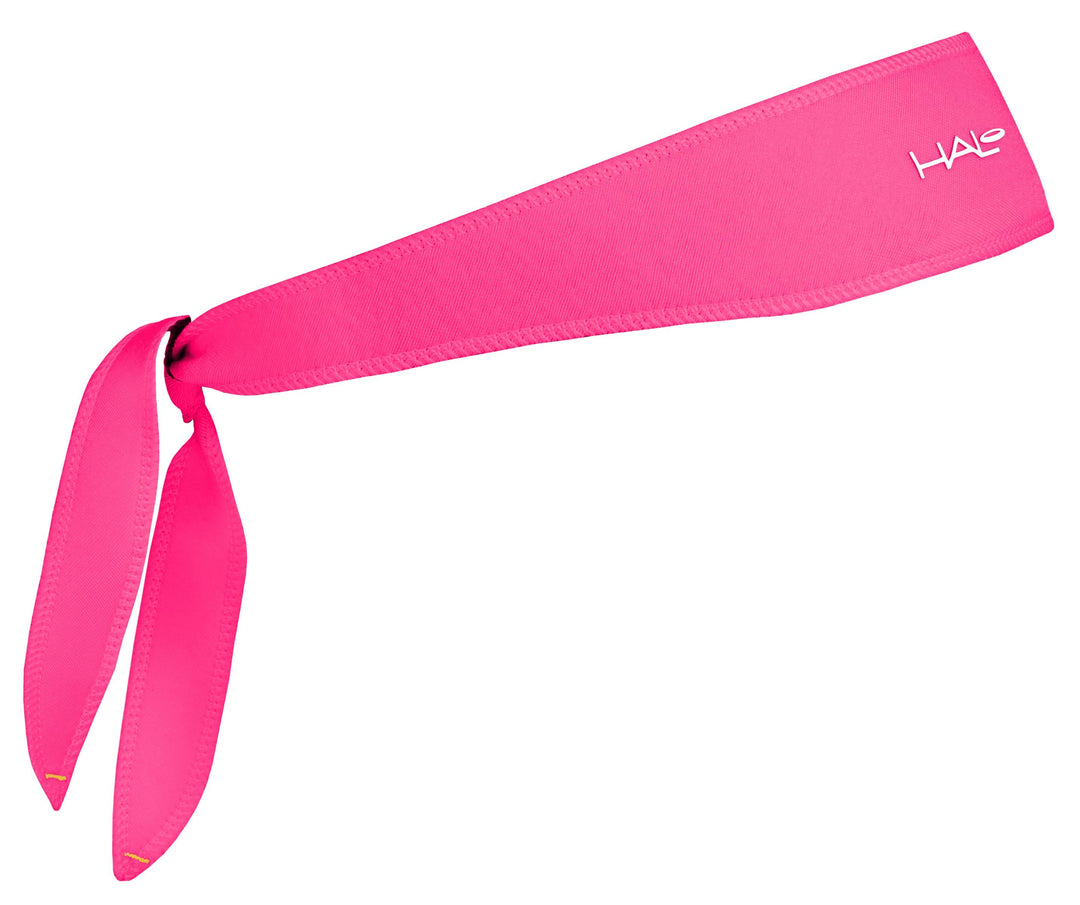 Halo I Headband Tie version Wristbands, Headbands Halo Bright Pink
