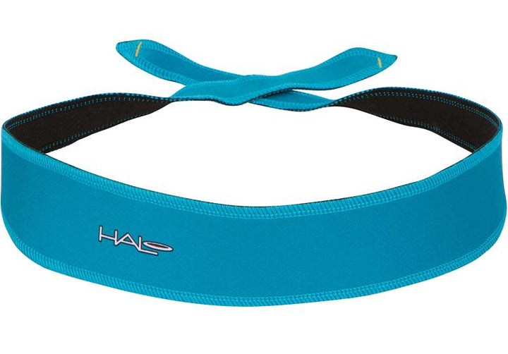 Halo I Headband Tie version Wristbands, Headbands Halo Mosaic Blue
