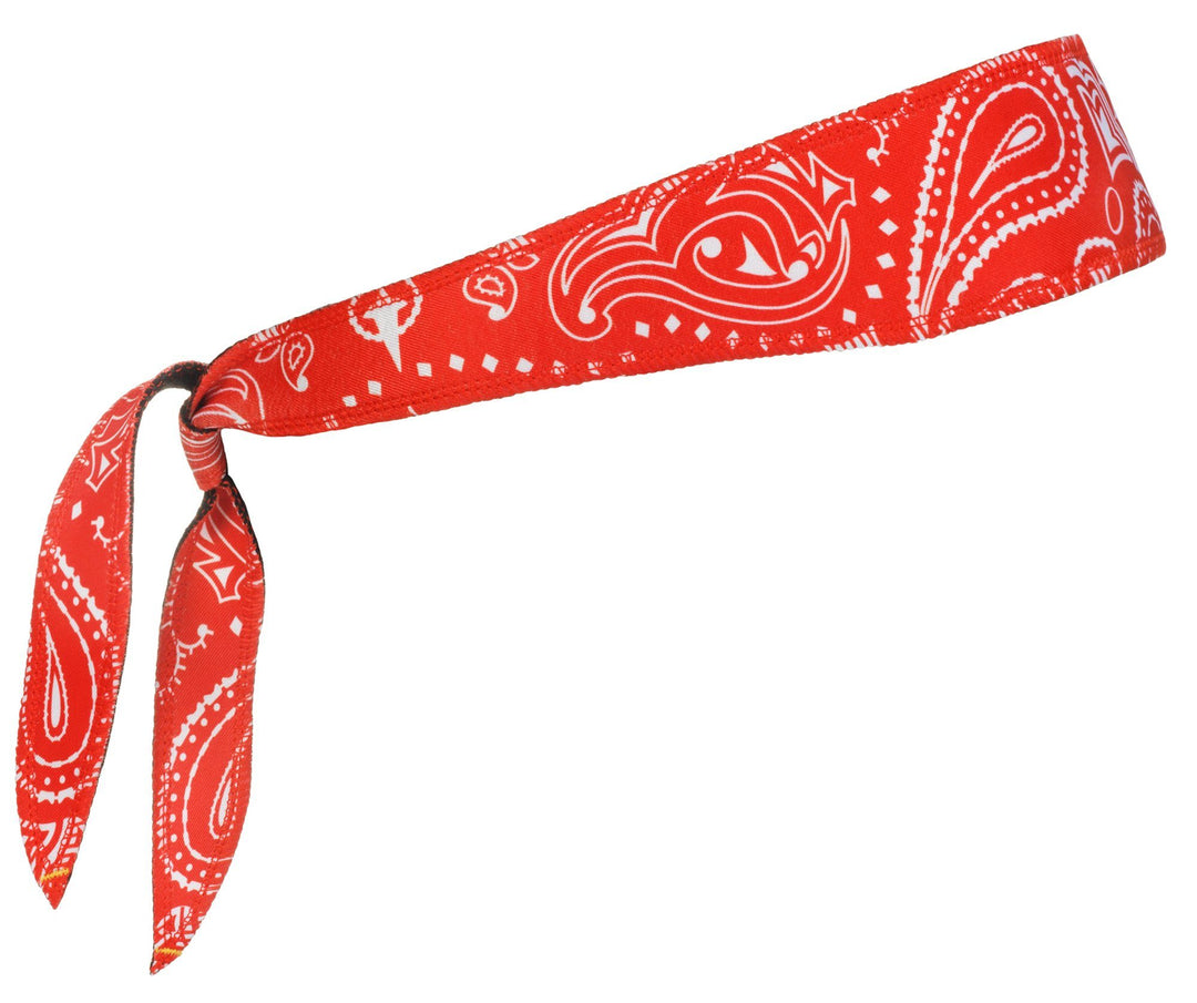 Halo I Headband Tie version Wristbands, Headbands Halo Paisley Red