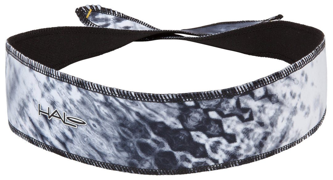 Halo I Headband Tie version Wristbands, Headbands Halo Storm Black/White