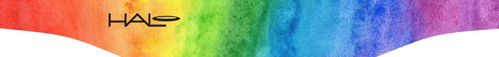 Halo II - pullover headband Wristbands, Headbands Halo Rainbow Paint