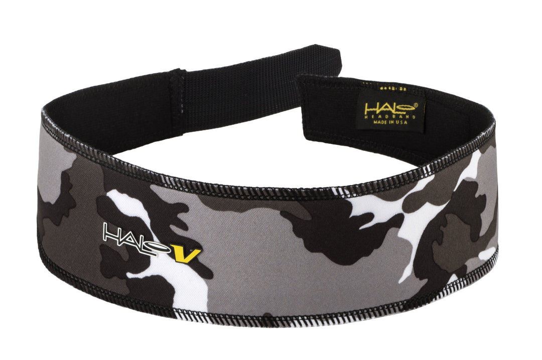 Halo V with Velcro®Sweatband HeadBands Halo Camo Grey