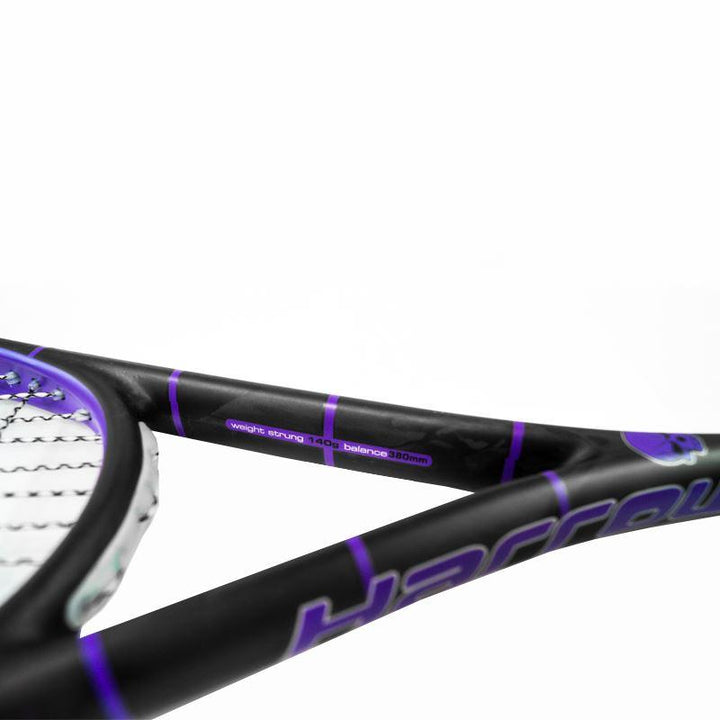 Harrow Vapor Misfit New Black/Purple Squash Racquet Squash Racquets Harrow