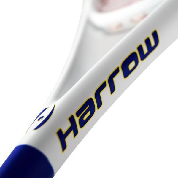 Harrow Vapor Ultralite White/Blue Matte Squash Racquet Squash Racquets Harrow