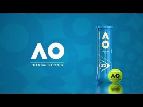 Dunlop Australian Open All Court Tennis Balls 3 Ball Can