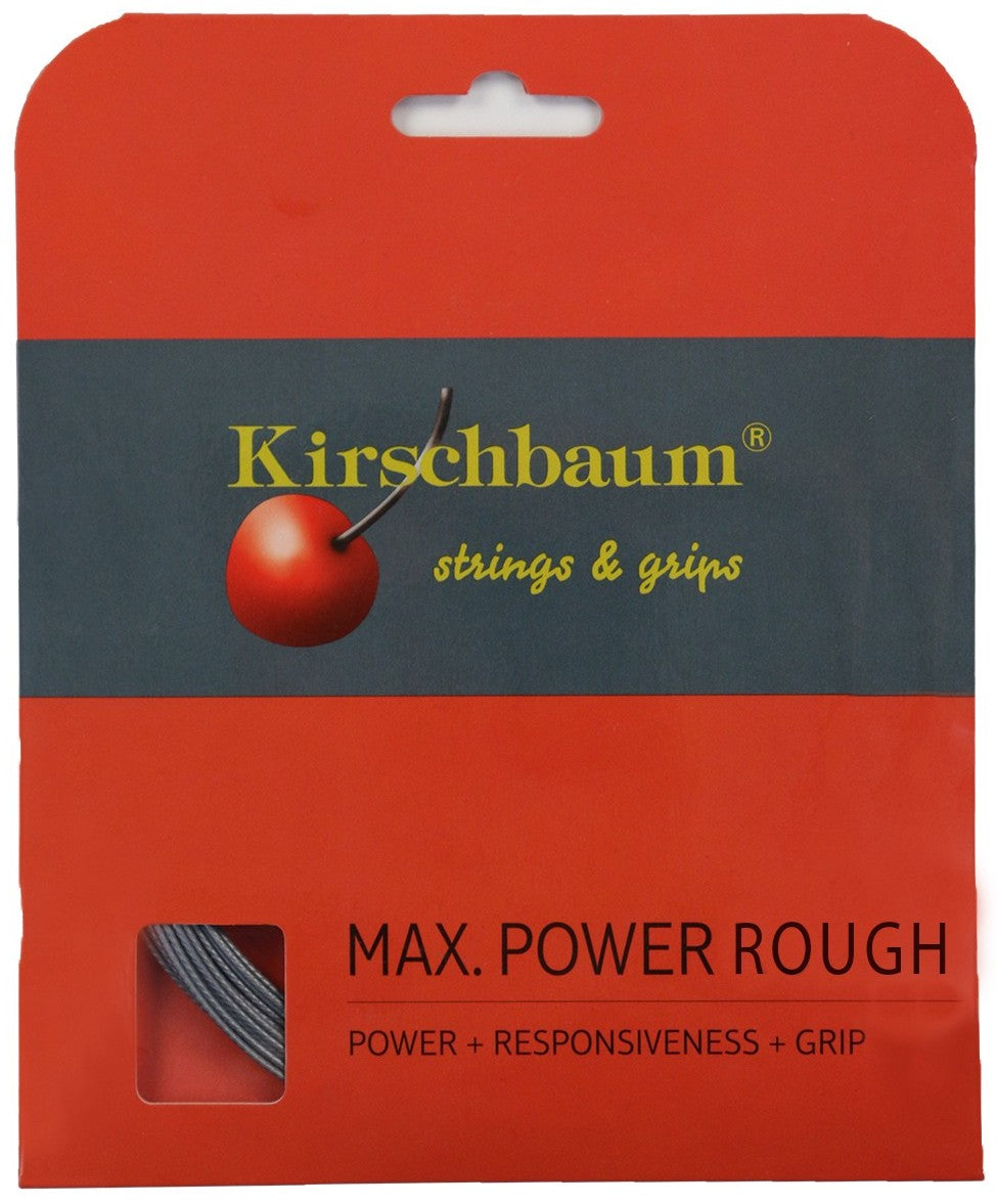 Kirschbaum Max Power Rough 17G (1.25mm) Silver Tennis String