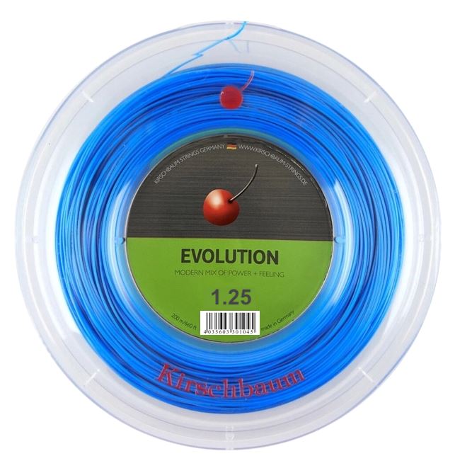 Kirschbaum Pro Line Evolution 125 17g Tennis 200M String Reel Tennis Strings Kirschbaum