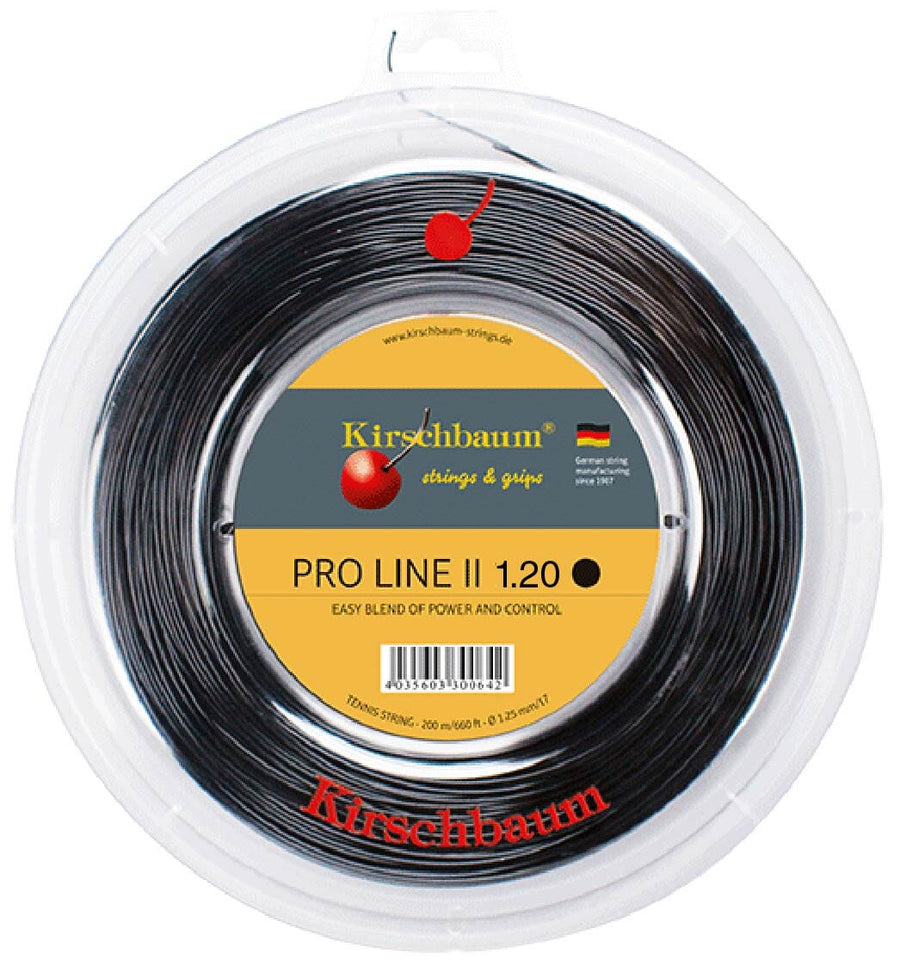 Kirschbaum Pro Line II 120 18g Tennis 200M String Reel Tennis Strings Kirschbaum