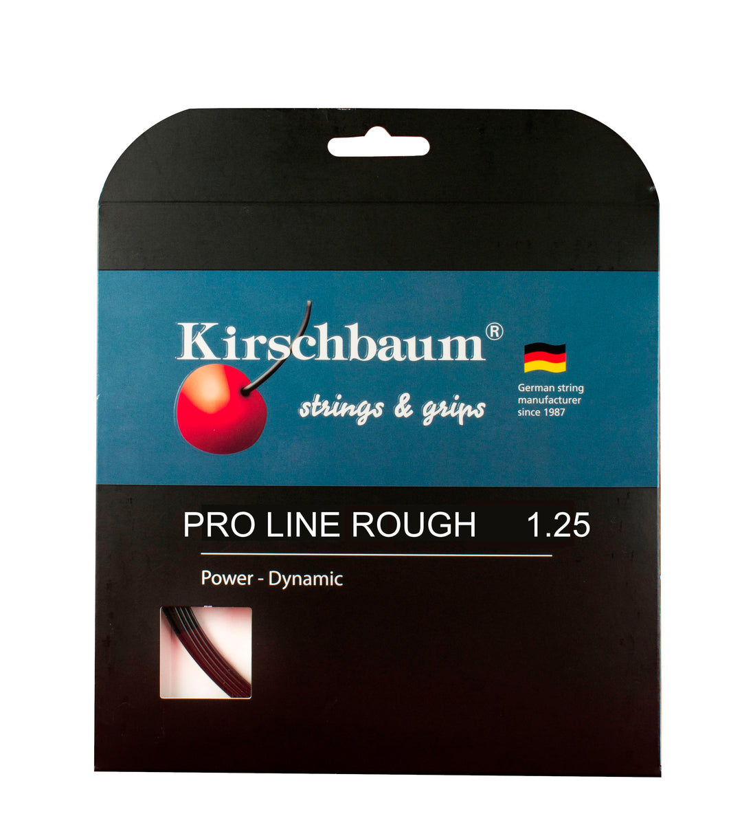 Kirschbaum Pro Line Rough 125 17g Tennis 12M String Set Tennis Strings Kirschbaum