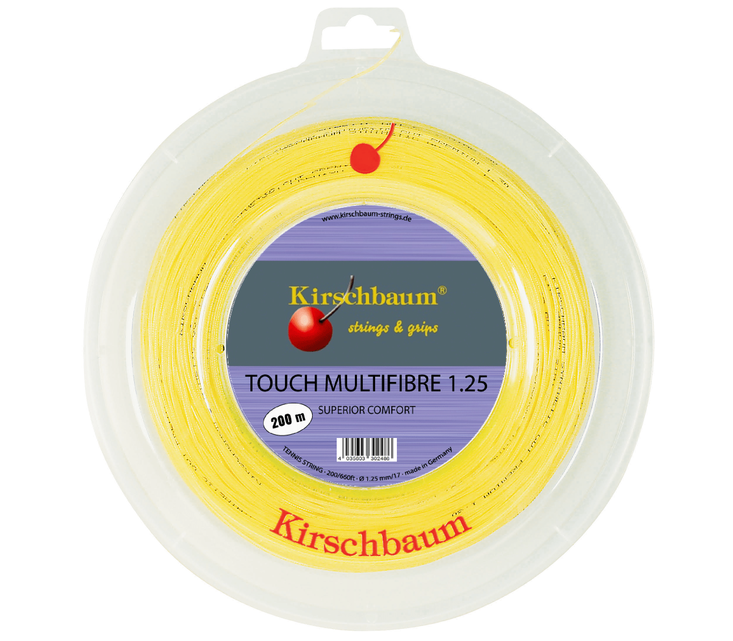 Kirschbaum Touch Multifibre 125 17g Tennis 200M String Reel – Sports  Virtuoso