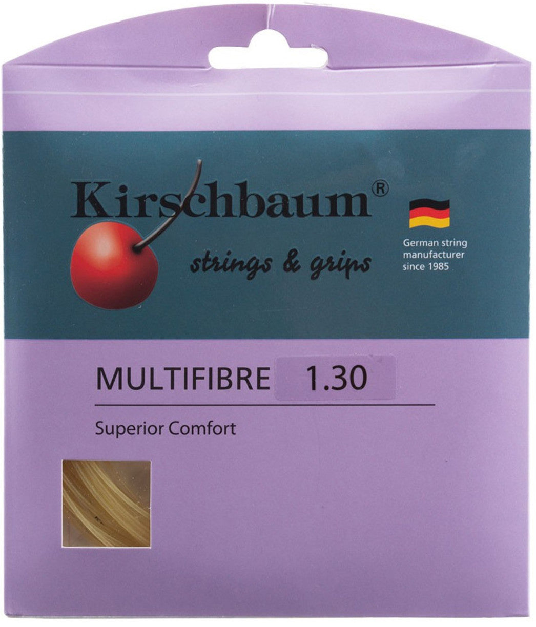Kirschbaum Touch Multifibre 130 16g Tennis 12M String Set Tennis Strings Kirschbaum