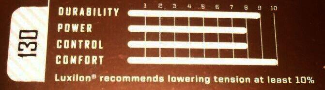 Luxilon Element 130 Brown Tennis 12M String Set Tennis Strings Luxilon