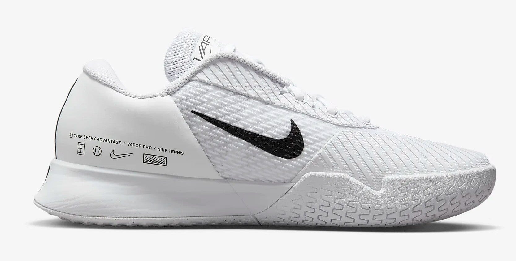 Nike Air Zoom Vapor Pro HC White/White Tennis Men's Shoes