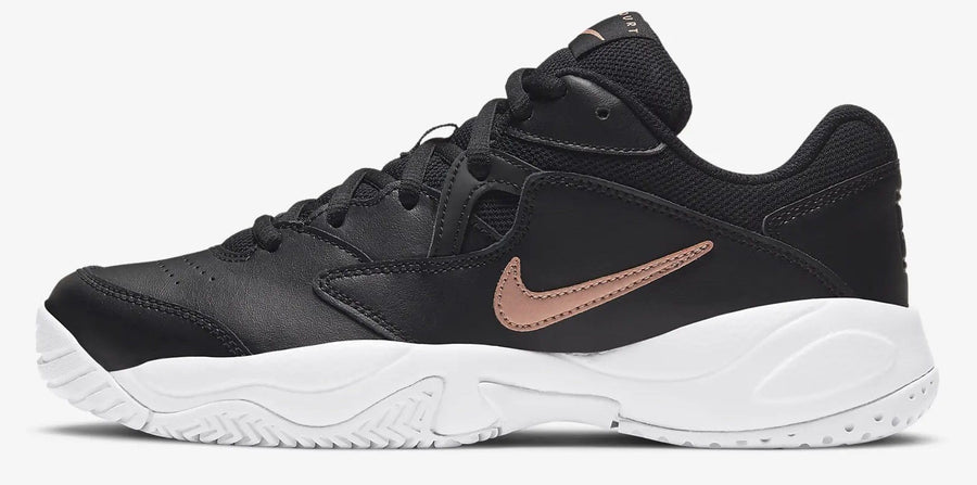 Nike Court Lite 2 Tennis Women's Shoes AR8838-003 Black/Red Bronze/White Women's Tennis Shoes Nike