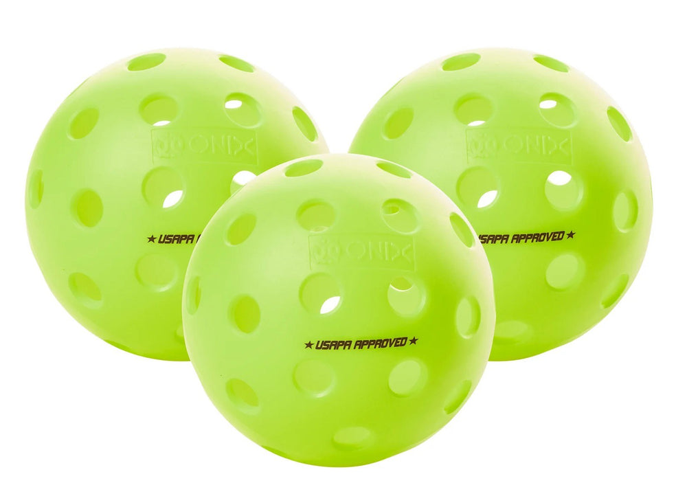 Onix Fuse G2 Pickleball Outdoor Ball 3-pack Pickleball Balls Onix 