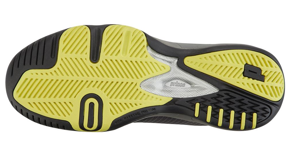 Prince T22.5 Men's Tennis Shoes Black/Yellow Men's Tennis Shoes Prince