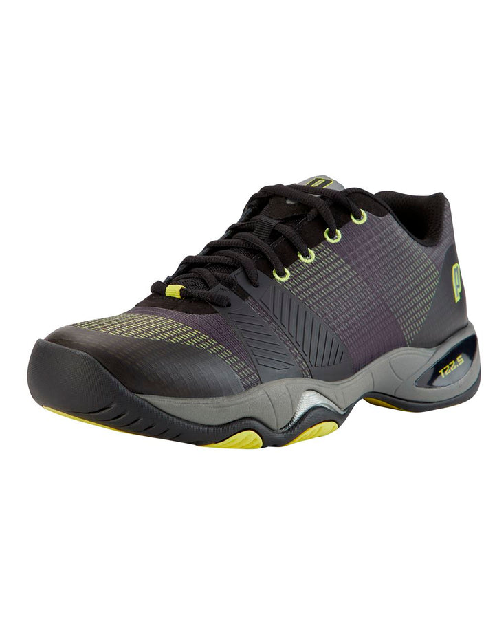 Prince T22.5 Men's Tennis Shoes Black/Yellow Men's Tennis Shoes Prince