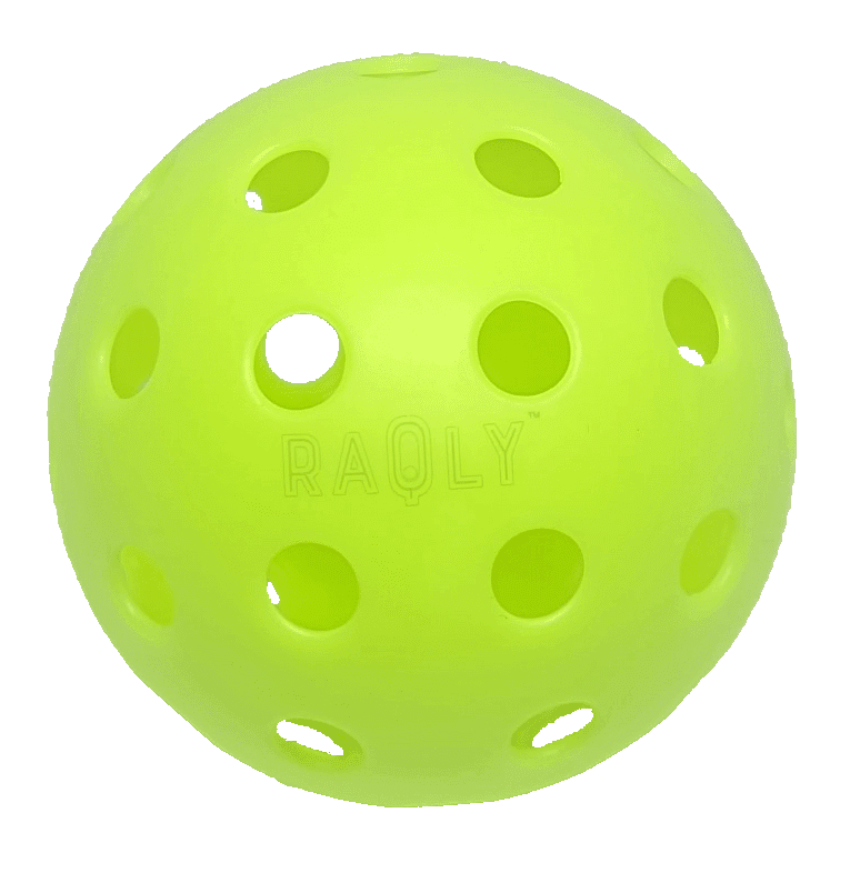 RAQLY Pickleball Q40 Outdoor Ball Pickleball Balls RAQLY Green One ball