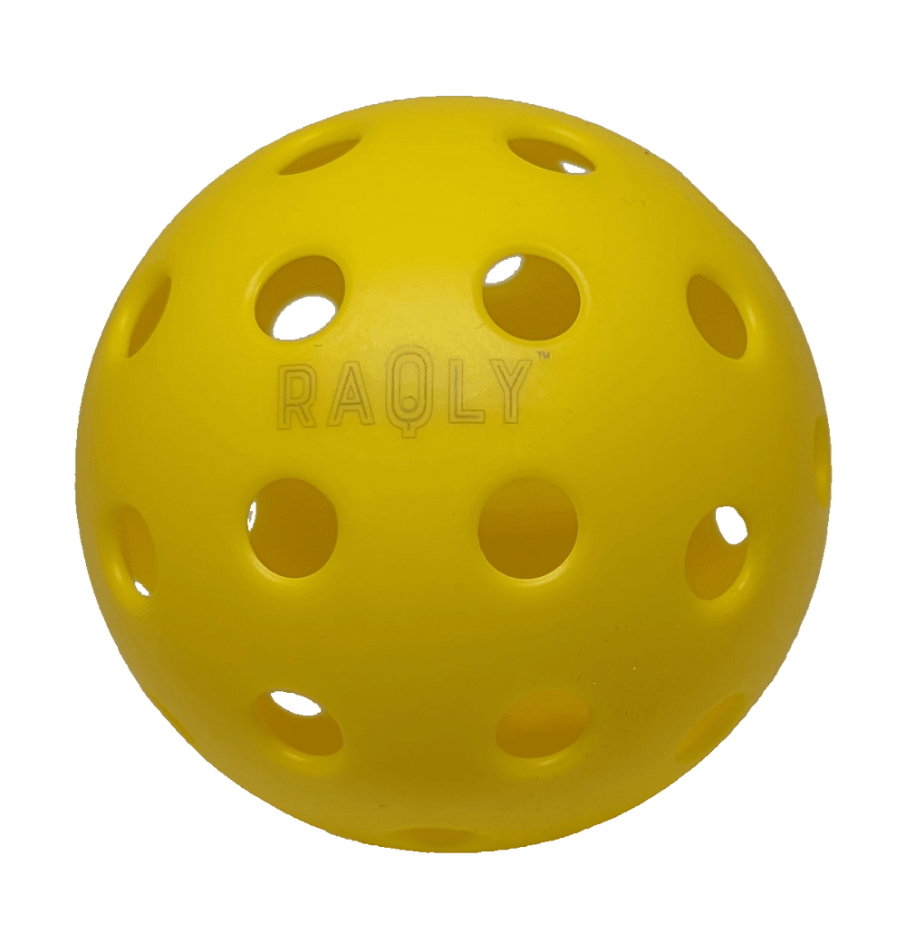 RAQLY Pickleball Q40 Outdoor Ball Pickleball Balls RAQLY Yellow One ball